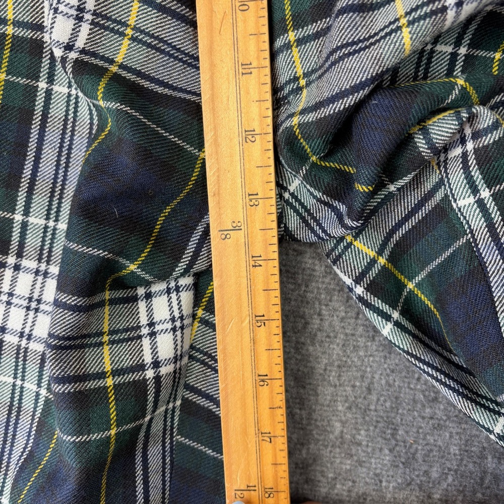 Vintage Breez-Tex Mens Green Plaid Trousers Tartan Dress Pants Made In Usa 42x27 View 4